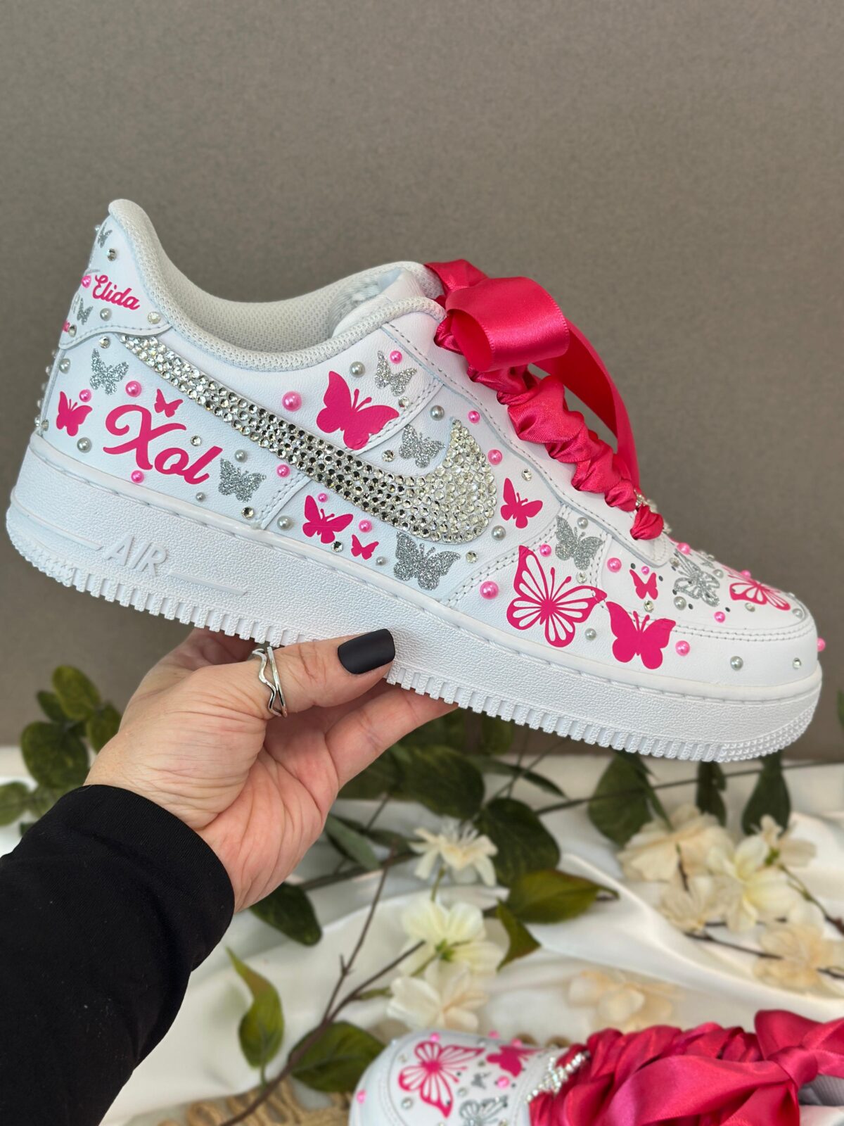 Personalized Nike Air Force 1 for Sweet Sixteen or Mis XV